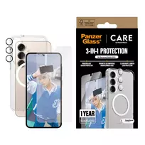 samsung s25 plus deklas - PanzerGlass "Flagship 3in1 Protective Set Case+Glass+Lens Galaxy S25 Plus" - 3 nuotrauka