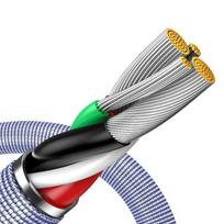 greito ikrovimo laidas - CABLE LIGHTNING TO USB 1.2M/PURPLE CAJY000005 BASEUS - 4 nuotrauka