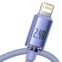 greito ikrovimo laidas - CABLE LIGHTNING TO USB 1.2M/PURPLE CAJY000005 BASEUS - 8 nuotrauka