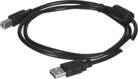 usb 2.0 a b cable - Lanberg CA-USBA-11CC-0010-BK USB 2.0 A-M to B-M laidas 1.0m Juodas (Black) - 7 nuotrauka