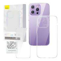 deklas apple iphone 14 - Baseus "Case and Tempered Glass Set Apple iPhone 14 Pro Max" Transparent - 8 nuotrauka