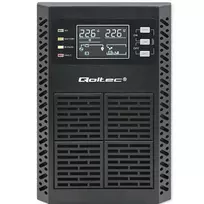 ups 1000va 1000w - QOLTEC 52280 UPS 1kVA - 3 nuotrauka