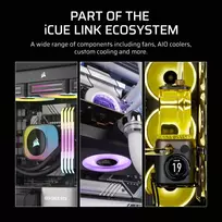corsair case - Corsair iCUE LINK RX140 MAX Series 140mm Black - 9 nuotrauka