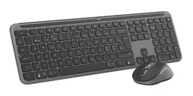 logitech mk950 combo - Logitech MK950 Signature Slim Combo Belaidė Klaviatūra ir Pelė, Grafitas (Graphite) - 2 nuotrauka