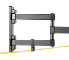 universalus tv stovas - Kruger & Matz KM1302 Universalus sieninis laikiklis LED televizoriui 13"-42", Juodas (Black) - 4 nuotrauka