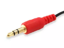 audio 3.5 mm cable - Equip Audio Split Cable 3.5 mm Female (moteriška), 2 x 3.5 mm Male (vyriška), 0.13 m, juoda - 3 nuotrauka