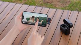wireless lavalier microphone - Hollyland Lark M2S Ultimate Combo Belaidis Mikrofonas (Space Gray) - 2 nuotrauka