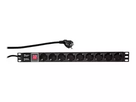 ilgintuva su rite - LogiLink 9 Socket Power Distribution Unit 19'' PDU9C02 - 2 nuotrauka