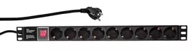 ilgintuva su rite - LogiLink 9 Socket Power Distribution Unit 19'' PDU9C02 - 3 nuotrauka