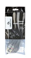 2rca kabelis - GEMBIRD CCA-352-2.5M - 2 nuotrauka