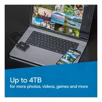 usb 3.0 ssd - Crucial X9 4TB SSD Juodas (Black) - 3 nuotrauka