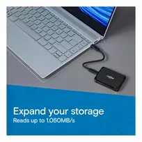 usb 3.0 ssd - Crucial X9 4TB SSD Juodas (Black) - 5 nuotrauka