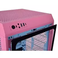 tempered glass pc case - Thermaltake The Tower 200 Rožinė (Pink) - 2 nuotrauka