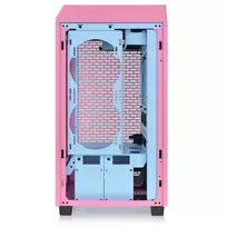 tempered glass pc case - Thermaltake The Tower 200 Rožinė (Pink) - 4 nuotrauka