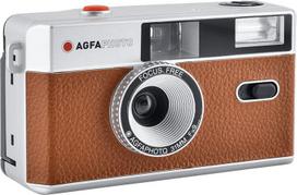35mm juostiniai fotoaparatai - Agfaphoto reusable camera 35mm, brown - 4 nuotrauka
