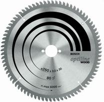 pjovimo diskas 216 30 - Bosch Pjovimo diskas Optiline Wood 216x30x48T, 2608640432 - 2 nuotrauka