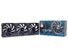 120mm fan - Seasonic MagFlow 1225 PWM 120mm 3 vnt. komplektas - 6 nuotrauka