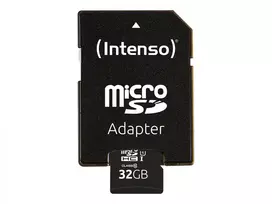 kortele sdhc - Intenso microSDHC 32GB Class 10 UHS-I U1 Performance + SD Adapter - 4 nuotrauka