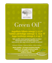 zuvu taukai - New Nordic Green Oil augalinės kilmės omega rūgštys, N60 - 2 nuotrauka