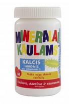 kalcis kramtomas - MINERALAI KAULAMS™, miško uogų skonio, 60 kramtomųjų tablečių - 2 nuotrauka