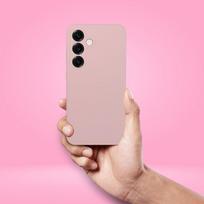 telefono kameros apsauga - Samsung Galaxy A57 5G Silicone 2mm dėklas Smėlio rožinė (Sand Pink) - 5 nuotrauka