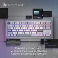 usuotis - Dark Project ALU87A Daylight, G3MS Zircon Switch, Juodas (Black) - 4 nuotrauka