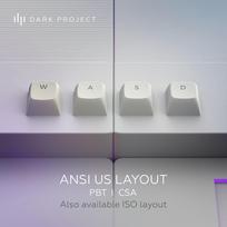 usuotis - Dark Project ALU87A Daylight, G3MS Zircon Switch, Juodas (Black) - 5 nuotrauka