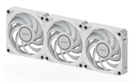 120mm fan - Gigabyte AORUS EZ CHAIN FAN 120 ICE White (baltas), 3 vnt. - 4 nuotrauka
