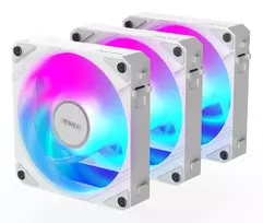 120mm fan - Gigabyte AORUS EZ CHAIN FAN 120 ICE White (baltas), 3 vnt. - 5 nuotrauka