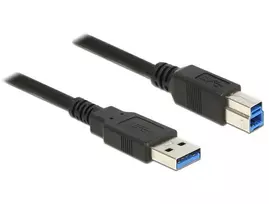 usb a b 3 0 - Delock Cable USB to USB 3 m Black - 2 nuotrauka