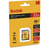 kortele sdhc - Kodak SDHC 32GB Class 10 UHS-I U1 Premium - 2 nuotrauka