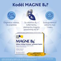 geriausi - MAGNE B6, 10 ml, Geriamasis tirpalas, N10 - 4 nuotrauka