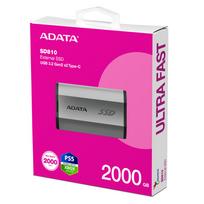 ssd 2 tb isorinis - ADATA External SSD SD810 2TB Silver grey | SD810-2000G-CSG - 2 nuotrauka