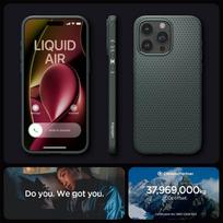 apple 16 pro max - Spigen Liquid Air iPhone 16 Pro Max green ACS07 - 2 nuotrauka
