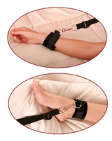 antrankiai seksui - Suvaržymo rinkinys Fetish Fantasy Bed Bindings Restaint Kit, juodas - 4 nuotrauka