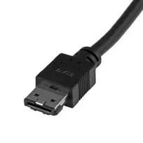 sata 3 kabelis - StarTech USB 3.0 to eSATA Adapter Cable 1m Juodas (USB3S2ESA3) - 7 nuotrauka