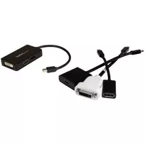 adapteris kelioninis - Adapteris StarTech 3-in-1 Mini DisplayPort to DisplayPort/DVI/HDMI - 3 nuotrauka