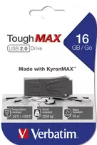 flash usb atmintines 16gb - Verbatim ToughMAX USB atmintukas 16GB USB A tipo 2.0 Juoda - 2 nuotrauka