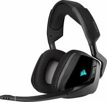 corsair ausines - Corsair VOID RGB Elite Carbon (Juodos) - 1 nuotrauka