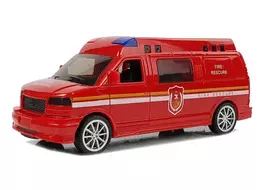 gaisrine masina - Lean Toys Gaisrinės mašina Fire Department - 2 nuotrauka