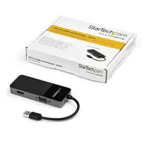 usb to hdmi adapter - Adapteris StarTech USB 3.0 to HDMI / VGA USB, HDMI / VGA, juoda - 2 nuotrauka