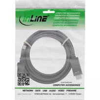 displayport kabelis hdmi - InLine 17182I - HDMI - Displayport - Male/Male - 2 m - Juodas - 2 nuotrauka