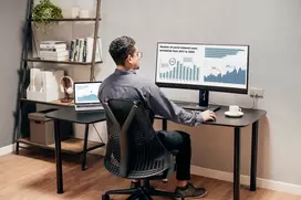 ultrawide va - Viewsonic VG3456C 34", UltraWide Quad HD, Juodas (Black) - 2 nuotrauka
