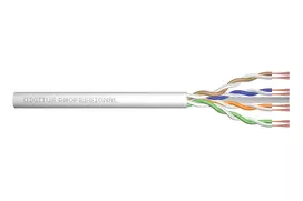 tinklo kabeliai utp cat 6 - DIGITUS CAT 6 U-UTP patch cable raw length 305m paper box AWG 26/7 LSZH simplex color grey - 2 nuotrauka