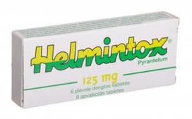 helmintox - HELMINTOX 125 mg, plėvele dengtos tabletės, N6 - 2 nuotrauka