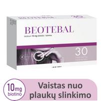 geras - BEOTEBAL 10 mg tabletės N30 - 6 nuotrauka