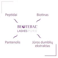 eurovaistine - BEOTEBAL blakstienų ir antakių serumas su peptidais LASHES PURE, 3 ml - 3 nuotrauka