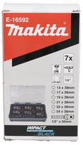 makita galvuciu komplektai - Sukimo įrankių rinkinys Makita E-16592, 1/2", 7 vnt. - 2 nuotrauka