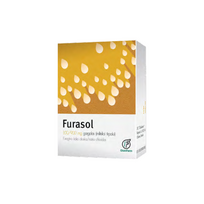 gerkles skausmo - FURASOL, 100mg+900mg, 1 g, milteliai tirpalui, N5 - 2 nuotrauka