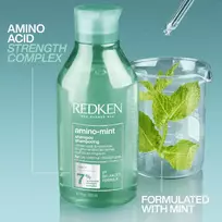 valomasis sampunas - Šampūnas Redken Amino Mint, 300 ml - 3 nuotrauka